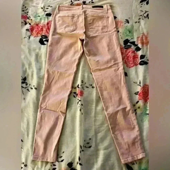 Calvin Klein Cropped Skinny Ankle Jeans Women's Size 2 Rose Quartz - Picture 2 of 8